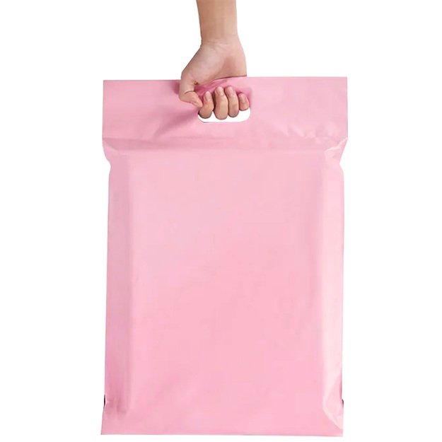 FOLIOPAKI KURIERSKIE RÓŻOWE Z RĄCZKĄ 540x700+70 50 szt 8