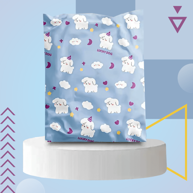 FOLIOPAKI KURIERSKIE MOCNE KOPERTY FOLIOWE 380X520 LUCKY DOG 50szt 3