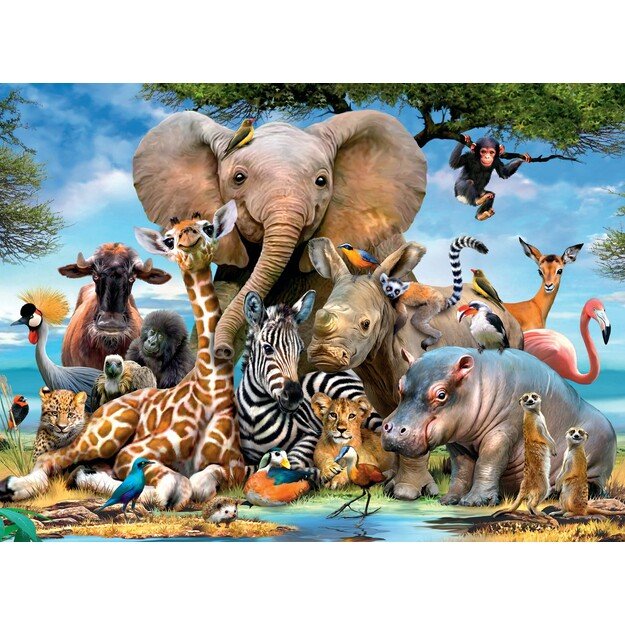 Ravensburger - African Friends 300p - 13075 1