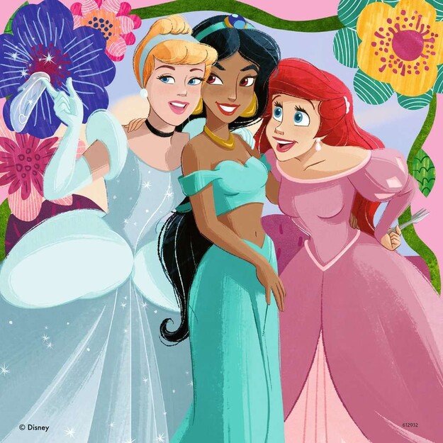 Ravensburger -Puzzle  Disney Princess 3x49p 1