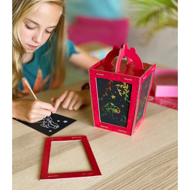 BOX CANDIY - Scratch Art Lantern - Totally Twilight - (BC-1914) 6