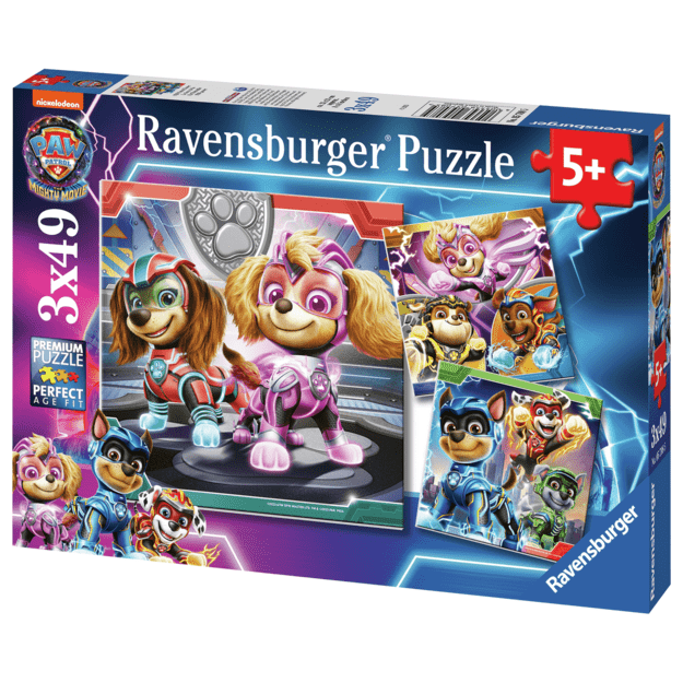 Ravensburger - Paw Patrol The Mighty Movie 3x49p - (10105708) 3