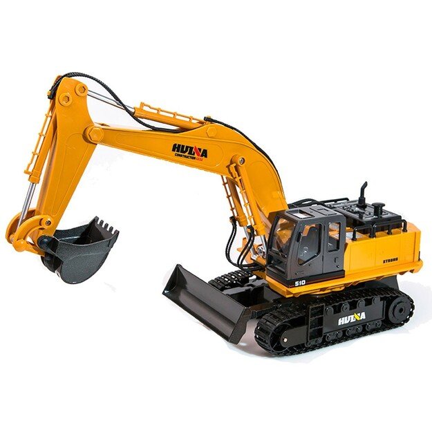 HUINA - Excavator R/C 1:16 - Yellow (471450) 3