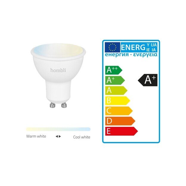 Hombli - Smart Spot GU10 CCT 4,5W Dimmable 4