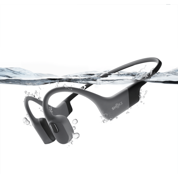 Shokz - OpenSwim Pro, Bone Conduction Headset - Grey 10
