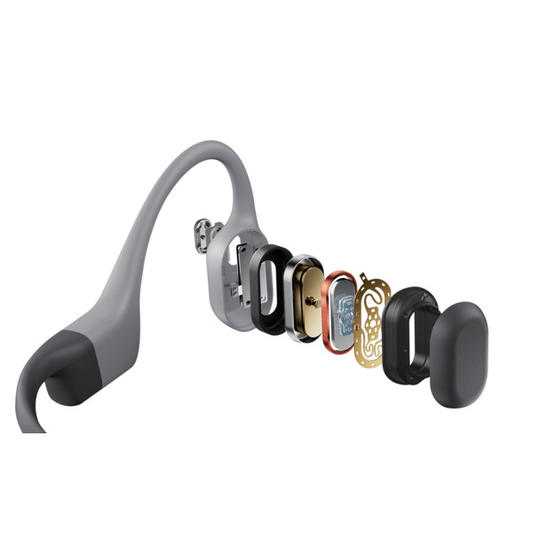 Shokz - OpenSwim Pro, Bone Conduction Headset - Grey 3