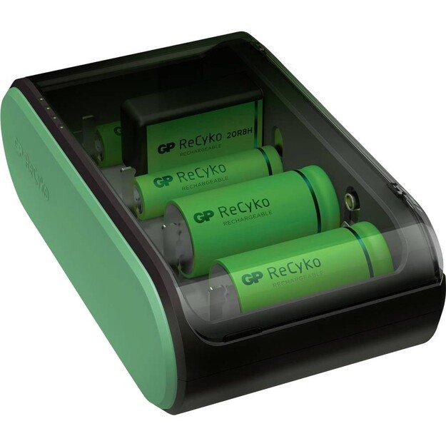 GP - ReCyko Universal Battery Charger, B631 - USB 8