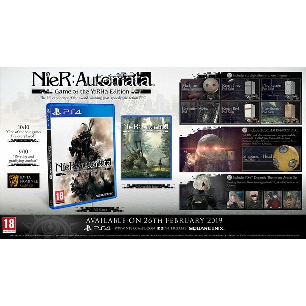 NieR: Automata (Game of the Year)
      
        - PlayStation 4 1