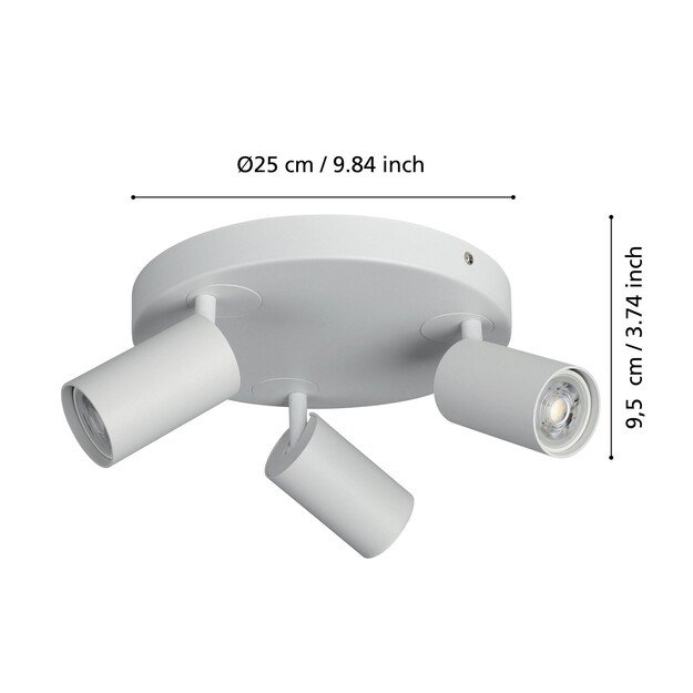 EGLO - Telimbela-Z spot roundel white - RGB + TW - Zigbee, Bluetooth 3