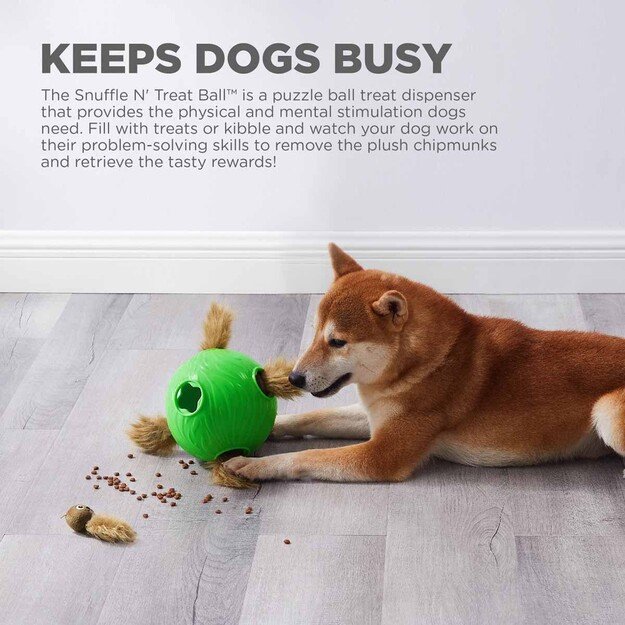 OUTWARD HOUND - Dog Snuffle N' Treat Ball - (635.1396) 2