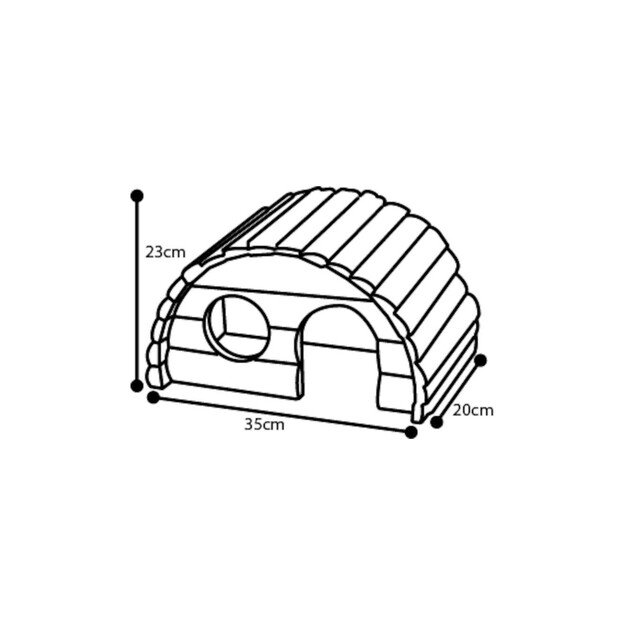 Flamingo - House for rabbits and guinea pigs, Sam - (5400585009248) 1