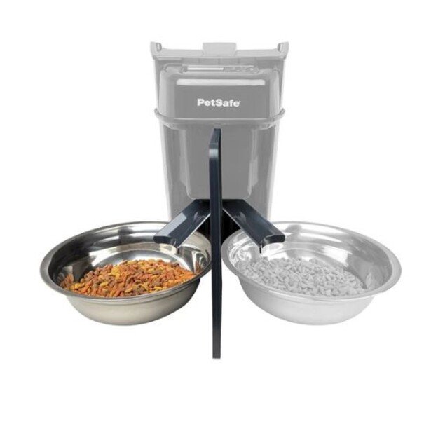 Petsafe - 2-Pet Meal Splitter with Bowl - (729849170797) 3