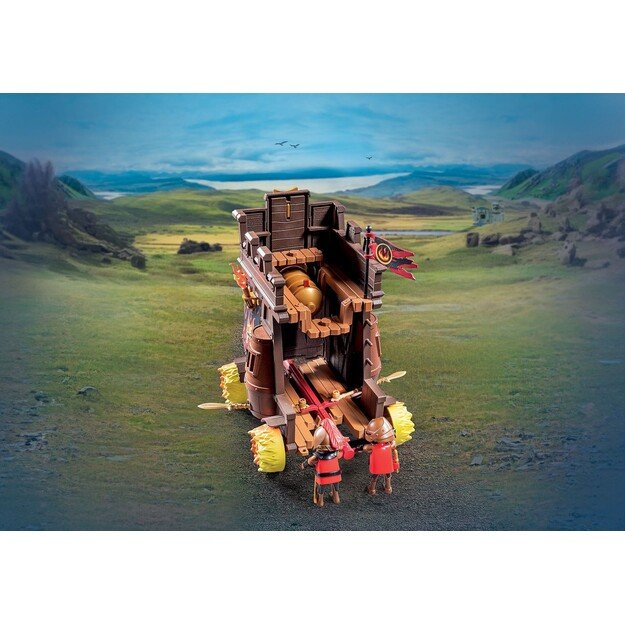 Playmobil - Battle wagon with fire cannon (71643) 2