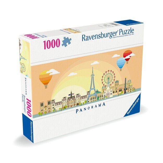 Ravensburger - Puzzle Air Ballon Over Paris 1000p (12000448) 1