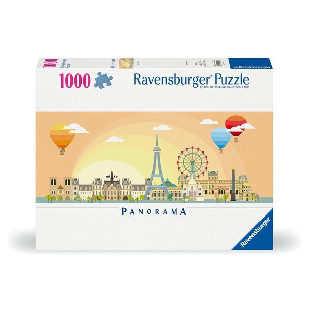 Ravensburger - Puzzle Air Ballon Over Paris 1000p (12000448) 2