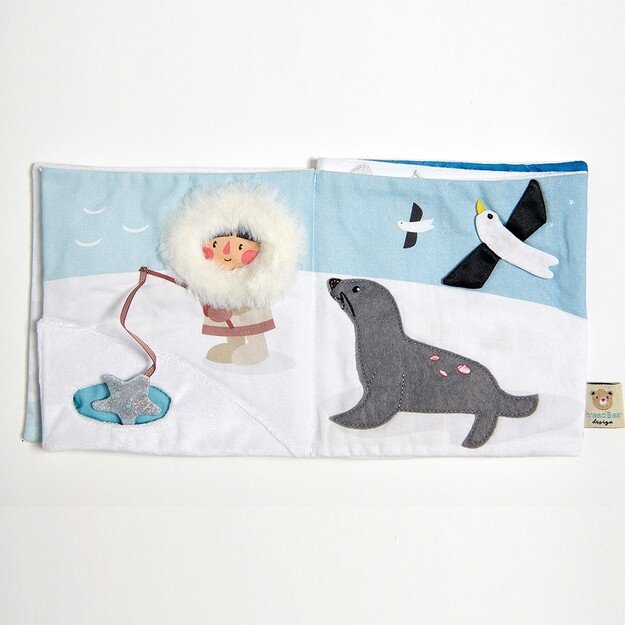ThreadBear - Book - Baby Activity Book - Snowy Friends - (TB4082) 1