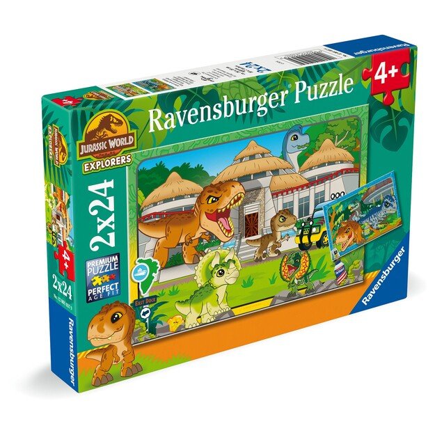 Ravensburger - Puzzle Jurassic World Explorers 3x49p (12001057) 3