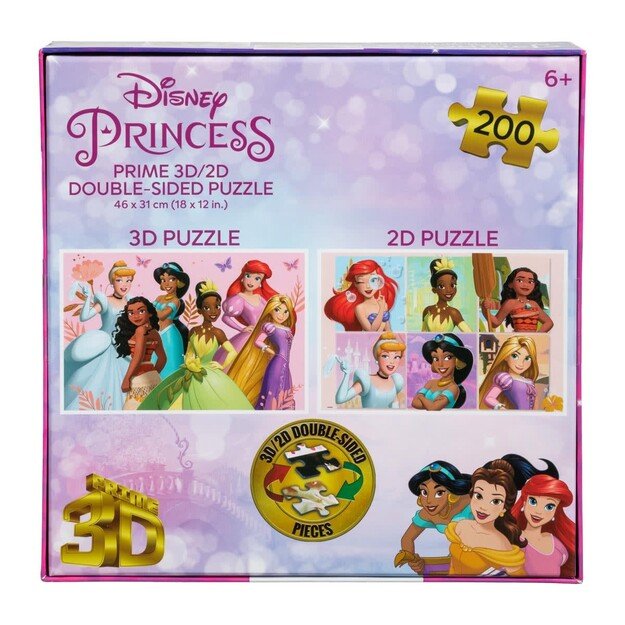 Disney - 3D-Puzzle Double Sided 200 Princess (41040017-01) 1