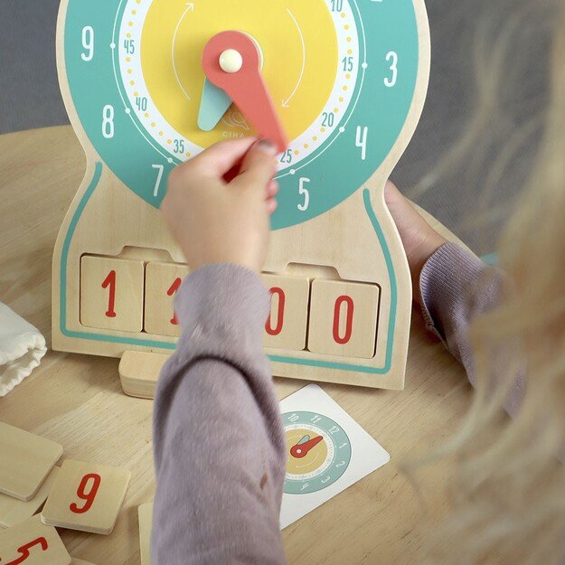 Ciha - Wooden clock: What time is it? - (5744000940212) 2