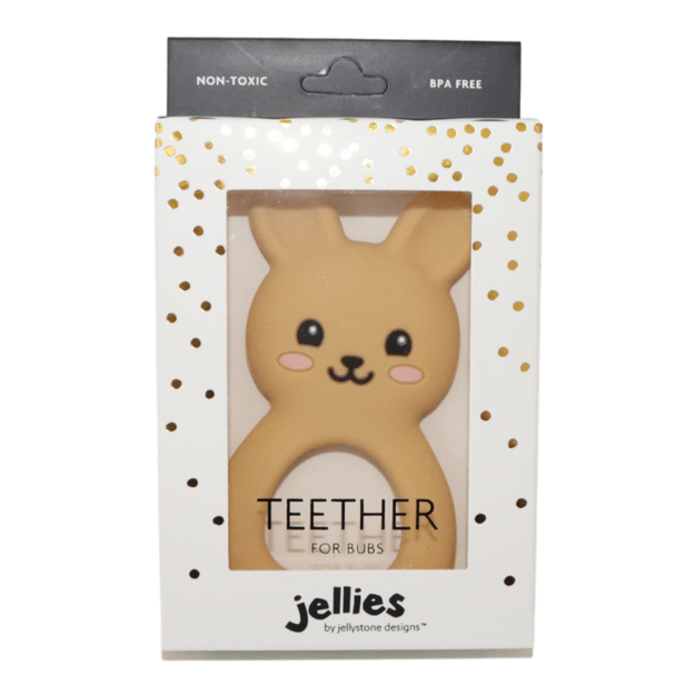 Jellystone Designs - Bunny Teether - tan (JSD0384) 2
