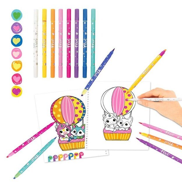 Ylvi - Colouring Book with Pen Set ( 0412930 ) 2