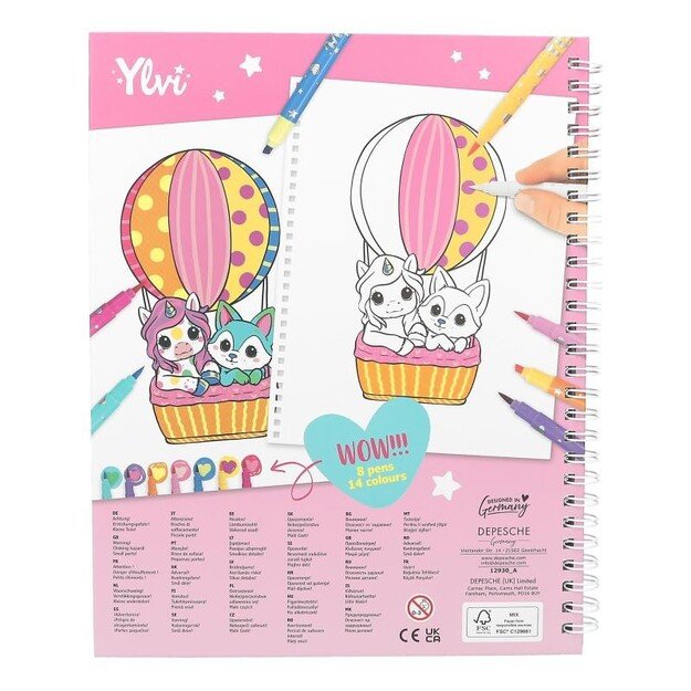 Ylvi - Colouring Book with Pen Set ( 0412930 ) 3