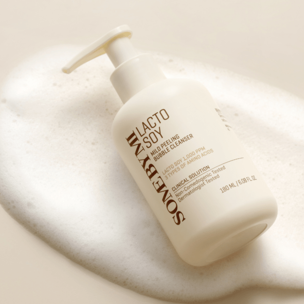 Some By Mi - Lactosoy Mild Bubble Peeling Cleanser - 180 ml 1