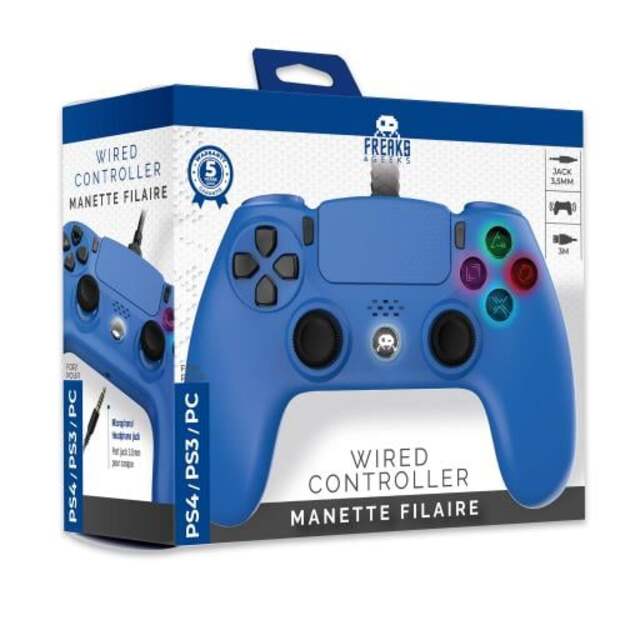 Wired Controller for PS4 with 3M Cable - Blue 1