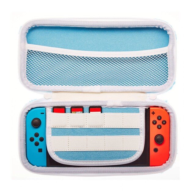 Numskull Nintendo Switch Unicorn Blue Fluffy Carry Case 2