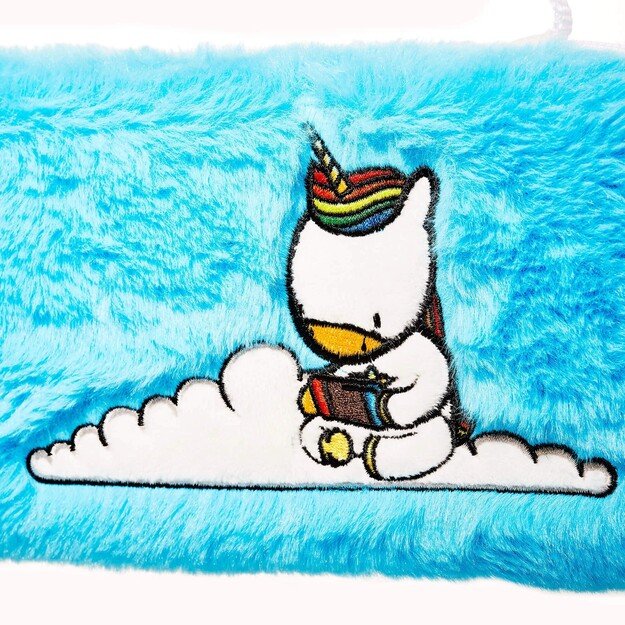 Numskull Nintendo Switch Unicorn Blue Fluffy Carry Case 3