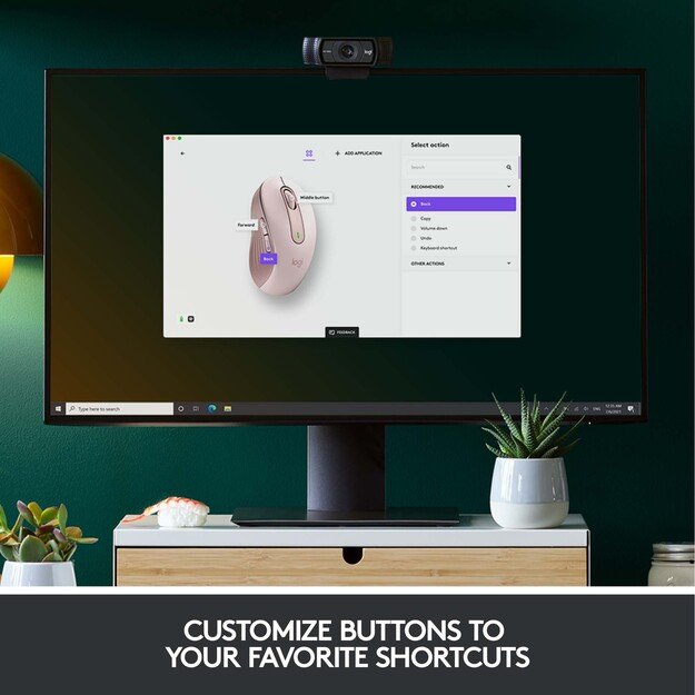 Logitech - M650 Signature - Wireless Mouse - Rosa 3