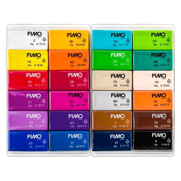 FIMO - Soft Set 24x25g, Basic (8023 C24-1) 1