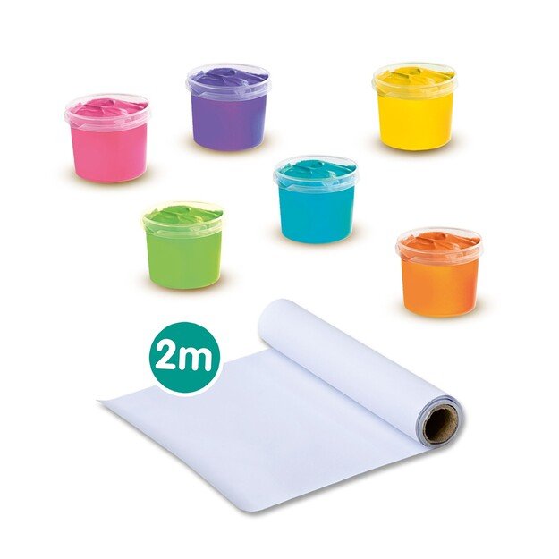 SES Creative - Fingerpaint Mega Set 6x110ml - (S00393) 3