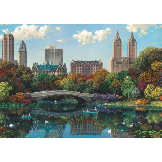 Ravensburger - NY Central Park, Bow Bridge - 1000p (12001485) 1