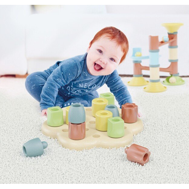 Quercetti - PlayBio Peg Mosaic Chunky Peggy (13 pcs) - (QU-84162) 2