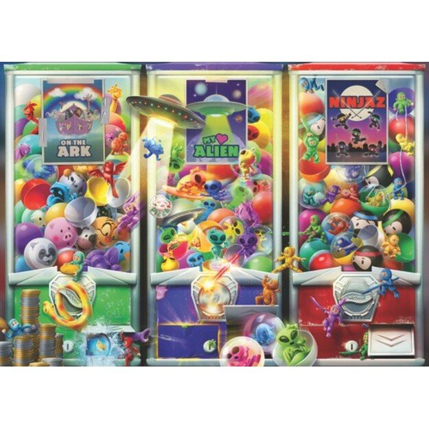 Ravensburger - Animals, Aliens & Ninjas 1000p  - (12001482) 2