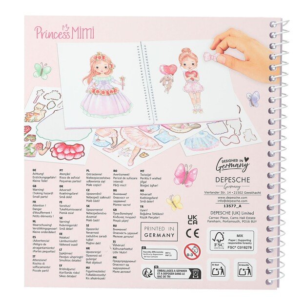 Princess Mimi - Dress Me Up Sticker Book - (0413577) 1