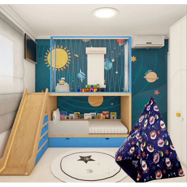 NAMIOT DZIECIĘCY DLA DZIECI DOMEK TIPI WIGWAM DOMOWY OGRODOWY ROZKŁADANY 3