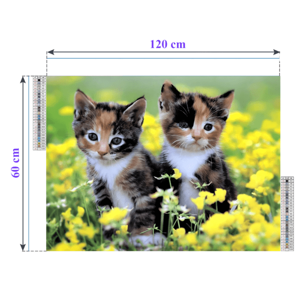 Didelis deimantinis siuvinėjimas 120x60 deimantinis paveikslas su deimantine mozaika XXL rinkinys 24 Didelis deimantinis siuvinėjimas 120x60 deimantinis paveikslas su deimantine mozaika XXL rinkinys 24