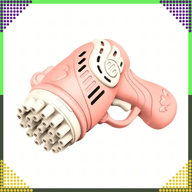 Pistolet na Bańki Maszyna do Baniek Mydlanych Generator Akcesoria Płyn  3