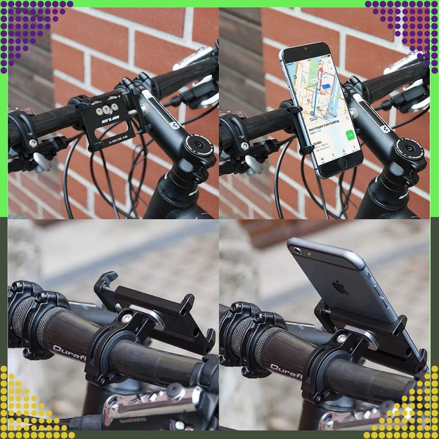 Uchwyt Rowerowy na Kierownicę do Telefonu na Rower Motocykl Mocny Solidny 17