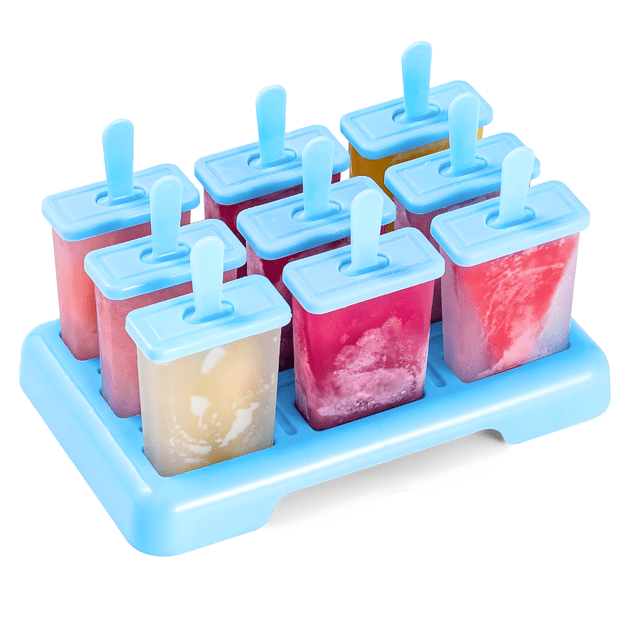 Foremki Forma do Lodów na Patyku Domowe Sorbet Lody Foremka 9 szt 16