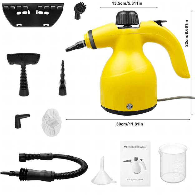 Myjka Parowa Parownica Czyścik Uniwersalny Mop Parowy + Akcesoria 1000 W 3