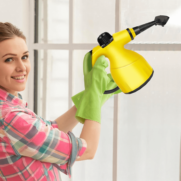 Myjka Parowa Parownica Czyścik Uniwersalny Mop Parowy + Akcesoria 1000 W 15