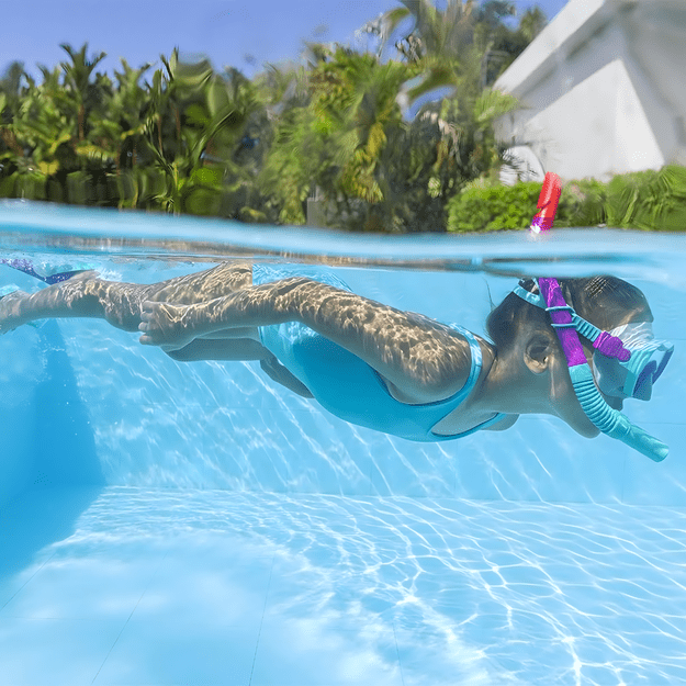  Bestway 25046 Zestaw do Nurkowania Pływania Maska Płetwy Rurka Snorkelingu 9