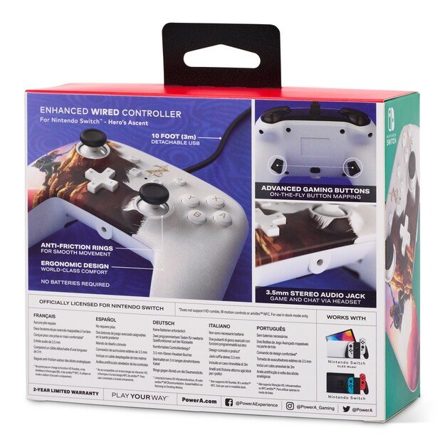 PowerA Enhanced Wired Controller - Nintendo Switch - Rise of the Hero 9
