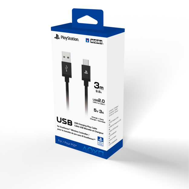 HORI DUALSENSE CONTROLLER CHARGE CABLE 2