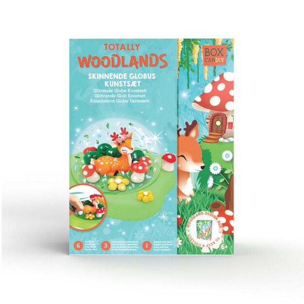 BOX CANDIY - Sparkle Globe Art - Totally Woodlands - (BC-1949) 2