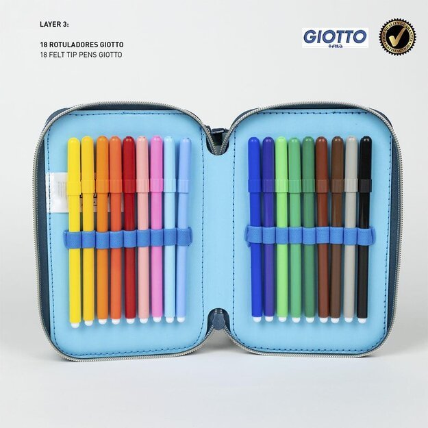 Cerda - Pencil Case With Accessories - Sonic Prime (2700001152) 2