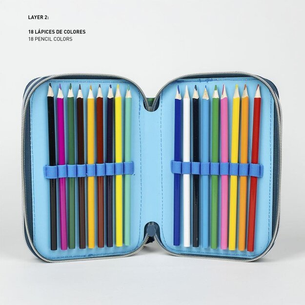 Cerda - Pencil Case With Accessories - Sonic Prime (2700001152) 3